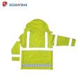 2017 Newest Design police reflective jacket Reflective Safety Rainsuit